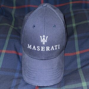 Navy blue Maserati baseball cap